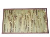 printed bamboo rugs -V008
