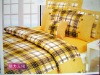 printed comforter cover - Yellow plaid