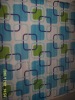 printed shower curtain 100% polyster