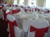 red wedding satin fabric chair sash,decorative chair sash