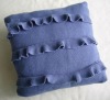 ruffle cushion pillow