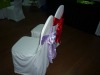 satin fashion chair cover for chair cover and chair sash