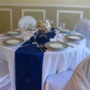 satin table runner/polyester table runner for wedding/table flag/hotel table runner
