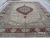 silk hand knotted iranian rugs