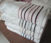 soft dobby towel with strip border