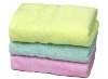 soild color 100% cotton terry towel with border