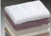 solid color jaquard towel