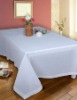 standard export white polyester tablecloth for hotel