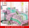 striped 4PCS 100%cotton queen size bedding sets