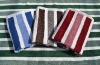 velvet pile stripe yarn dyed soft towel sets