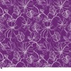 violet table cloth