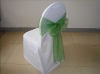 wedding polyester banquet chair cover and organza sash