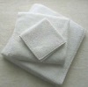 white dobby sport towel/bath towel