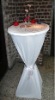 white wedding garden scuba cocktail tablecloth jersey bistro table cover stretch dry bar cover spandex cocktai table cover