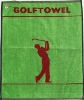 yarn dyed golf towel