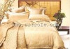 0% Polyester 100% Silk Jacquard Bedding set