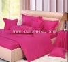 0% polyester and 100% Charmeuse Silk Stripe Bedding Set