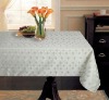 (027) Diamond jacquard Polyester Tablecloth