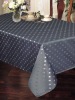 (034) Metallic dot jacquard tablecloth