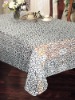(034) flocked lace tablecloth