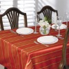 (037) polyester stripe tablecloth