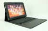 10.1" wireless bluetooth keyboard leather case for galaxy tab