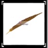 10 Yellow Pheasant Dyed Tail Feathers 13.8 inches