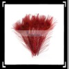 10 x Natural Peacock Feather Dyeing House Decoration Red