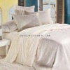 100% 19MM Silk Jacquard Bedding set Plain Color