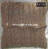 100% Acrylic Cable Knitted Cushion