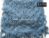 100% Acrylic Check Knitted Throw