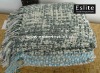 100% Acrylic Colourful Basket Weave Sofa Throws