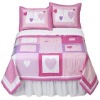 100% COTTON APPLIQUE EMBROIDERY BEDSPREAD SET