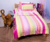 100% COTTON APPLIQUE EMBROIDERY QUILT BLANKET