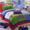 100% COTTON APPLIQUE EMBROIDERY QUILT BLANKET