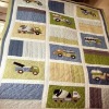 100% COTTON APPLIQUE EMBROIDERY QUILT BLANKET