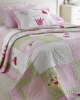 100% COTTON APPLIQUE EMBROIDERY QUILTS AND COMFORTERS