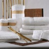 100% COTTON BATH TOWEL SET WHITE