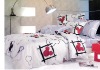 100% COTTON PRINTED DUVET COVER SET bed cover