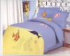 100% COTTON QUILT COVER WITH APPLIQUE EMBROIDERY