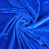 100 Combed Cotton Blue Velvet Textile fabric