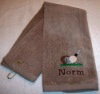 100% Cotton Embroidery Golf Towel