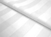 100% Cotton Fabric 40X40 140X100 110" satin stripe bleached for sheeting