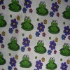 100% Cotton Frog Printed Poplin Fabric