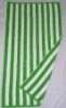 100% Cotton Green Stripe Beach Towel