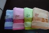 100% Cotton Jaquard Embroidery Face Towel