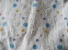 100% Cotton Lacq Print With Hole Cut Fabric