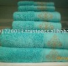 100% Cotton Luxury Embroidery Hanging Bath Towels