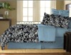 100% Cotton Modern Printed Floral Duvet Cover Bedding Set