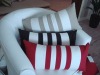 100%Cotton Oblong Stripe Pillow